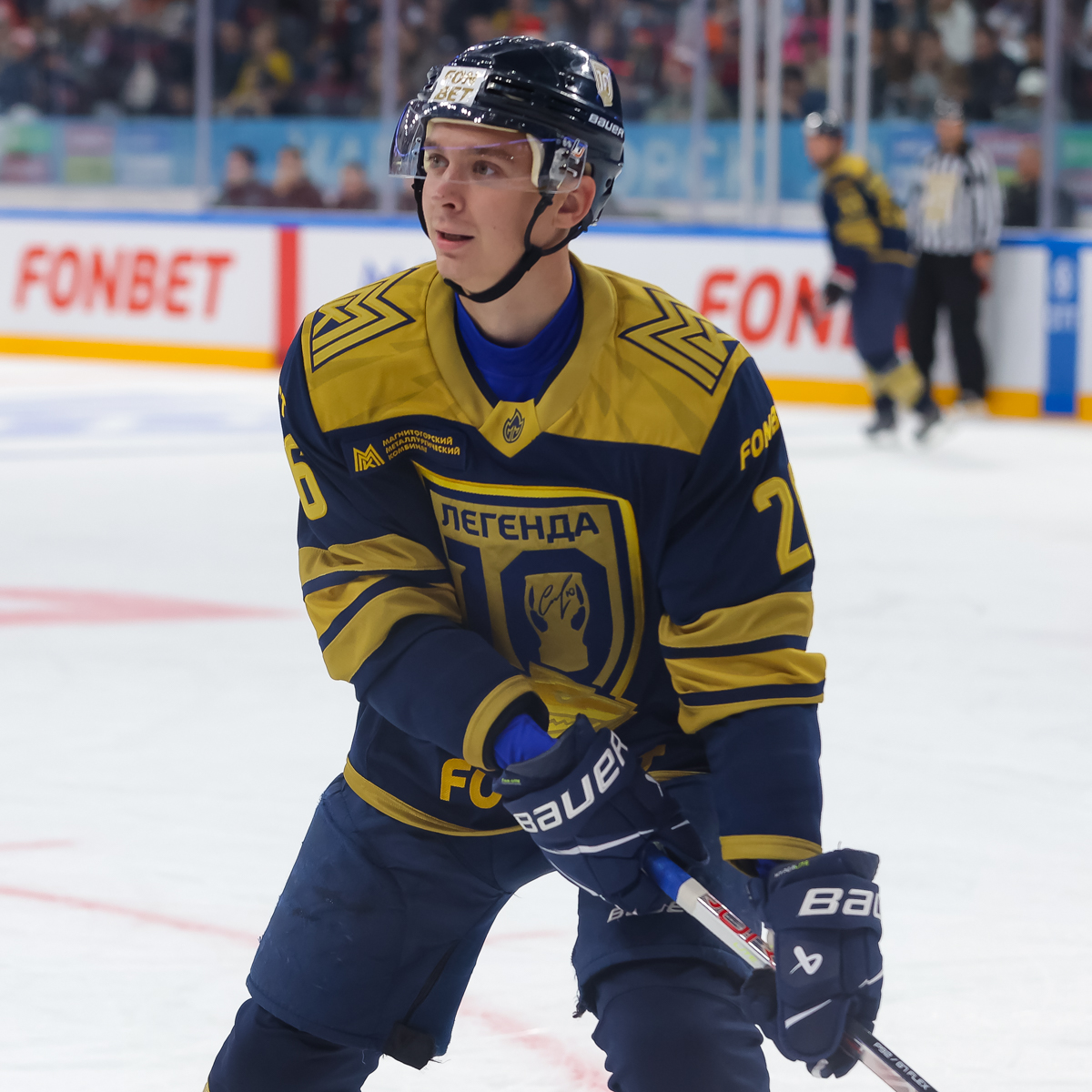 Игровой свитер Андрея Мозякина с Легендарного матча Сергея Мозякина