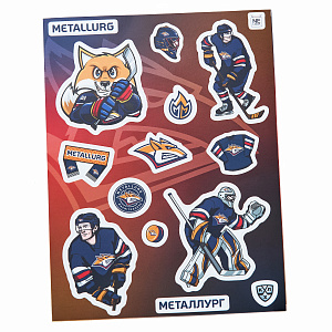 Набор  наклеек "Металлург" (А5)
