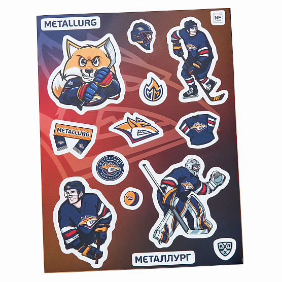 Набор  наклеек "Металлург" (А5)